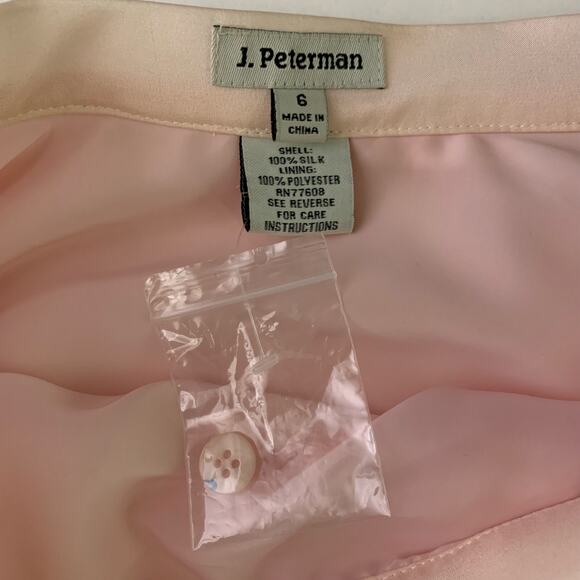 J. PETERMAN Skirt 6 Silk Ballerina Wired Ruffle‎ Layered Hem Hidden Zipper NWOT - Picture 11 of 13